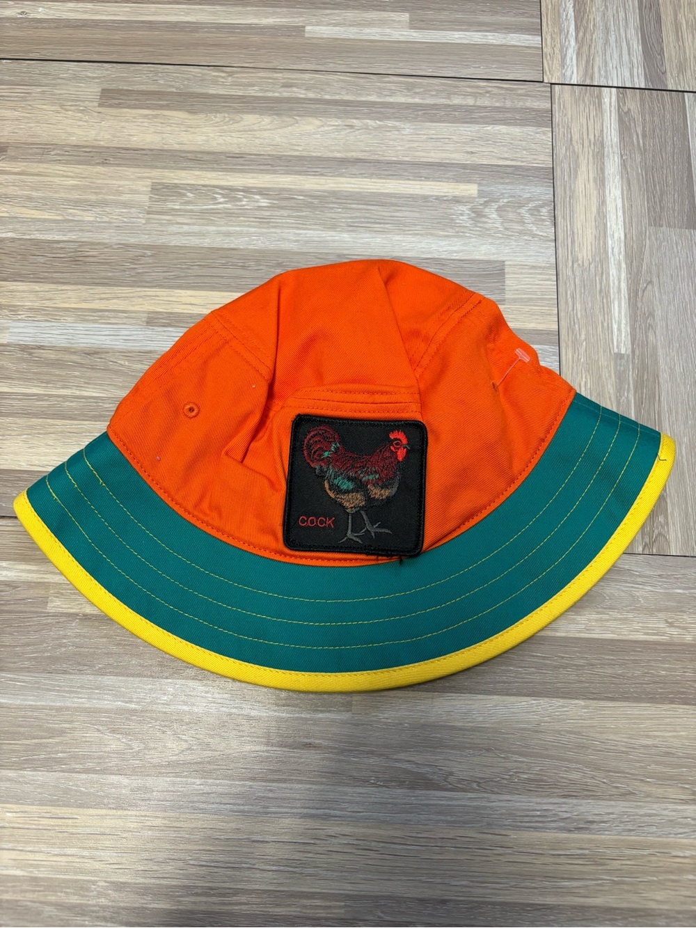 Goorin Brothers Gallo De La Playa - Orange 105-0007 Bucket Hat Size Large